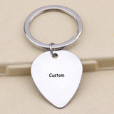 Personalized Couples Keyring Engrave Name Date Sentence Men Women