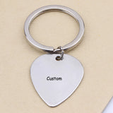 Personalized Couples Keyring Engrave Name Date Sentence Men Women