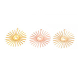 Sunflower Daisy Earrings Jewelry Accessories 30x31.9mm