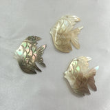 10Pcs Fish Shape Natural Sea Shell Bead Pendants Charms