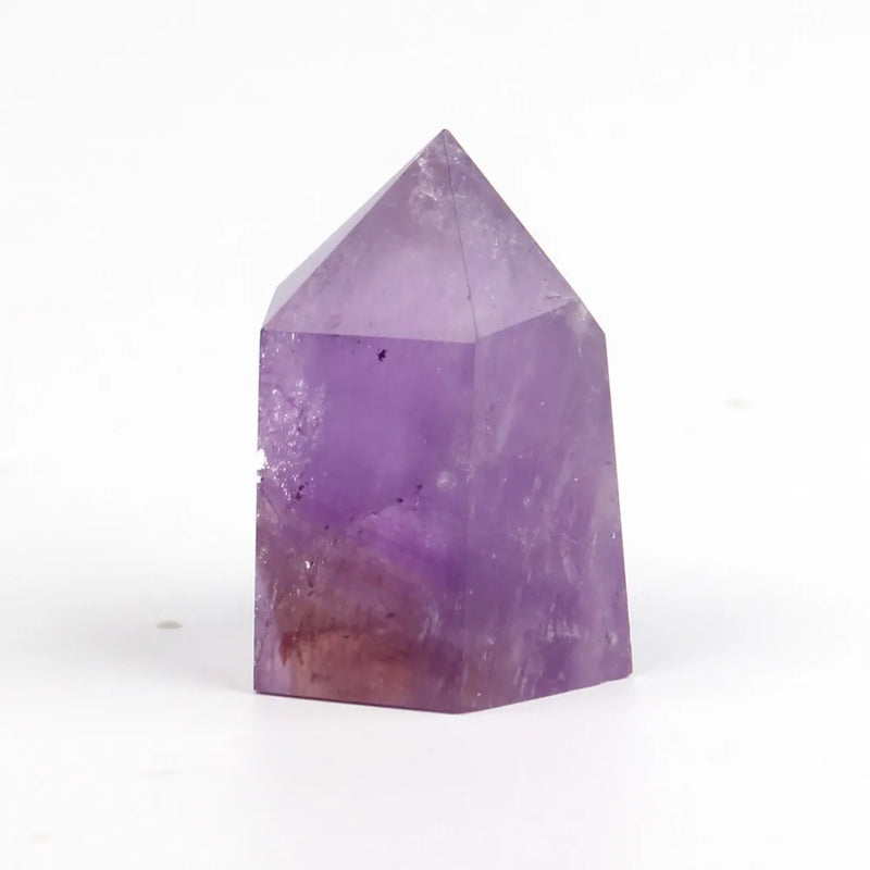 30-35mm Purple Crystal Carving Sceptre Points Chakra Healing Reiki