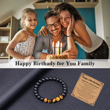 70th Birthday Natural Stone Bracelet