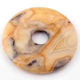30,40,50mm Crazy Lace Agate Stone Bead for DIY Necklace Pendant Jewelry Making