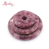 Lepidolite Purple Stone Beads 30-50mm DIY Jewelry Making 1 Pcs