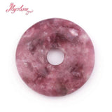 Lepidolite Purple Stone Beads 30-50mm DIY Jewelry Making 1 Pcs