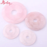Natural Rose Crystal Gem Stone Beads 1 Pcs, DIY Jewelry Making, Free Shipping