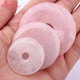 Natural Rose Crystal Gem Stone Beads 1 Pcs, DIY Jewelry Making, Free Shipping