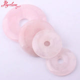 Natural Rose Crystal Gem Stone Beads 1 Pcs, DIY Jewelry Making, Free Shipping