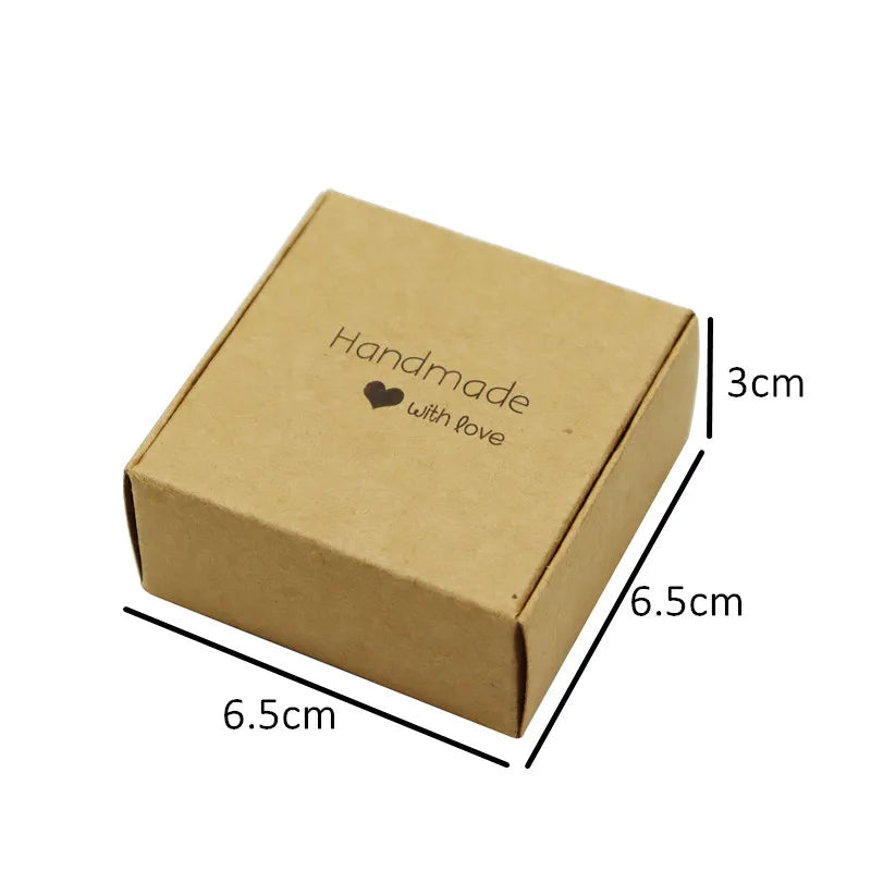 Kraft Box DIY Soap Boxes Wedding Valentine Christmas Gift Boxes