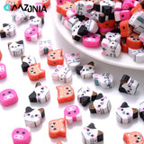 10mm Animal Polymer Clay Beads for Jewelry Making
