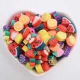 10mm Mixed Fruit Polymer Clay Beads for Jewelry Making DIY