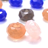 15x9mm Acrylic Big Hole Beads Flat Round Spacer Beads for DIY Jewelry Making