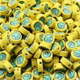 Polymer Clay Beads Yellow Fish Dinosaur Slices DIY Necklace Bracelet Craft