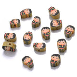 Polymer Clay Beads Yellow Fish Dinosaur Slices DIY Necklace Bracelet Craft