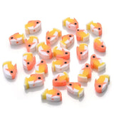 Polymer Clay Beads Yellow Fish Dinosaur Slices DIY Necklace Bracelet Craft