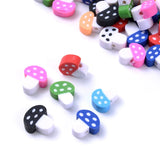 9mm Mushroom Polymer Clay Beads Mix Spacer Beads for DIY Jewelry Making