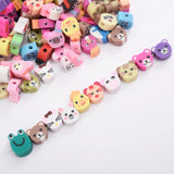 Mixed Polymer Clay Beads Loose Spacer Beads for Jewelry Making DIY