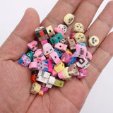 Mixed Polymer Clay Beads Loose Spacer Beads for Jewelry Making DIY