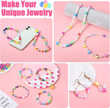 Mixed Polymer Clay Beads Loose Spacer Beads for Jewelry Making DIY