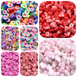 Polymer Clay Heart Beads Mushroom Star Loose Beads DIY Jewelry Making