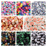 Polymer Clay Spacer Beads Rainbow Evil Eye DIY Jewelry Making Supplies