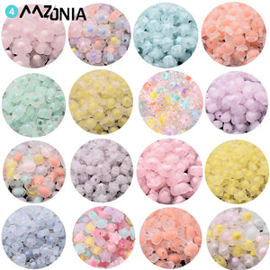 Transparent Acrylic Flower Beads Spacer for Jewelry Making DIY