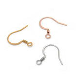 Stainless Steel Earring Hooks Hypoallergenic DIY Jewelry Findings