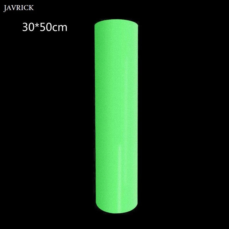 Glow in The Dark PU Heat Transfer Vinyl 30x50cm