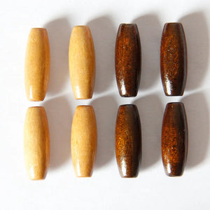 30/50pcs 22.5mm Natural Wood Beads Coffee/Black Puzzle Prayer Wooden Beads