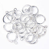 30-50pcs Copper French Earring Hooks Wire Settings DIY Jewelry Findings