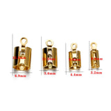 Stainless Steel Cords Crimp End Beads Caps for Jewelry Making