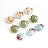 5pcs Colorful Scallop Ceramic Pendant for Necklace #MY206