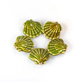 5pcs Colorful Scallop Ceramic Pendant for Necklace #MY206