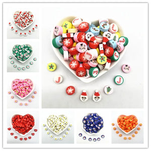 10mm Fruit Beads Polymer Clay Spacer Loose Beads for Jewelry Making