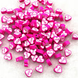 10mm Heart Shape Love Beads Clay Spacer Loose Beads Jewelry Making DIY