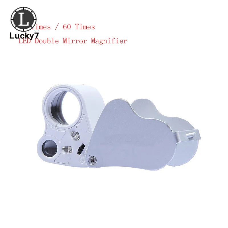 Geological Magnifying Glass LED Light Waist Size Jewelry Antique