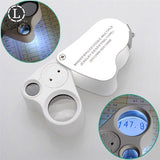 Geological Magnifying Glass LED Light Waist Size Jewelry Antique
