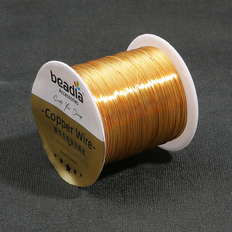 0.2-1.0mm KC Silver Copper Wire Tarnish-Resistant Beading Wire Roll