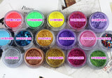 30 Boxes Glitters & Pearlescence Powder