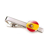 30 Countries Flag Tie Clips Men Necktie Clip Pins Wedding Suit Accessories