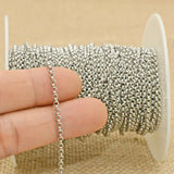 Stainless Steel Chain Bulk Rolo by the Yard for Jewelry Making