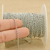 Stainless Steel Chain Bulk Rolo by the Yard for Jewelry Making