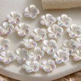 30 PCS 12mm Acrylic Flowers Earrings Hair Pin DIY Jewelry Materials