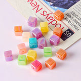 30 PCS Square Jelly Acrylic Beads 13x13mm DIY Spacer Loose Bead Jewelry Making