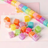 30 PCS Square Jelly Acrylic Beads 13x13mm DIY Spacer Loose Bead Jewelry Making
