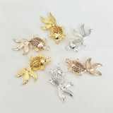 30 PCS Fish Pendant Charm for Jewelry Making
