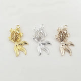30 PCS Fish Pendant Charm for Jewelry Making