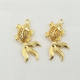 30 PCS Fish Pendant Charm for Jewelry Making