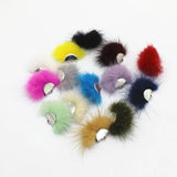 30 PCS DIY Mink Hair Bulb Rabbit Hair Tassel Earrings Pendants