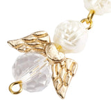 30 PCS Baptism Rosary Angel Mini Rosaries for Favors